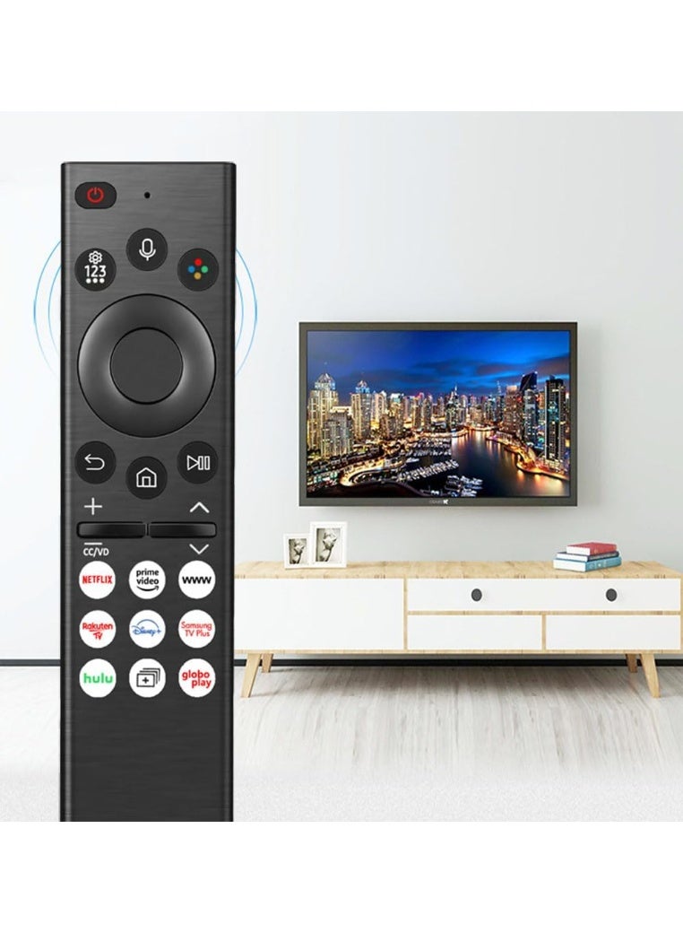 Replacement Voice Remote for Samsung Smart TV, Compatible with All Samsung Smart TVs Curved Frame, QLED, LCD 8K and 4K, with Voice Control Function