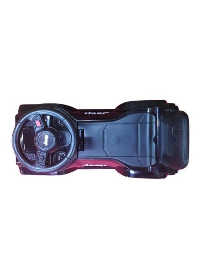 Jeep جيب رانجلر ميني ركوب - أسود - Image 4