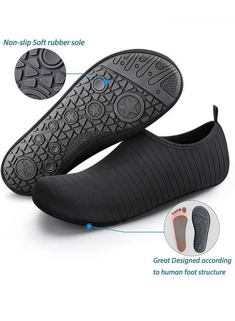 Generic Swimming Shoes For Women and Men Non Slip And Quick-dry Thermoplastic Rubber Sole Beach Water Shoes Socks For Pool Snorkeling Surfing Kayaking Walking Yoga  - Image 3