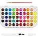 Taotree Valentines Day Gifts for Kids Adults Easter Basket Stuffers 48 Colors Watercolor Paint Set Art Supplies Drawing Kit Painting Supplies Brush Christmas Gifts for Adults Artist Painting - Image 3