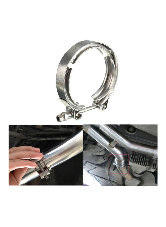 NIBEMINENT V-Band Stainless Steel Exhaust Fitting Clamp - Image 4