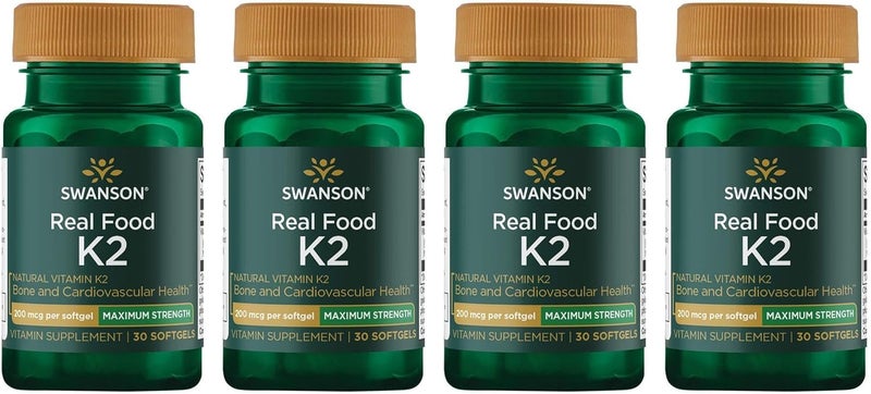 SWANSON Vitamin K2 Softgels for Bone and Cardiovascular Health - Image 1