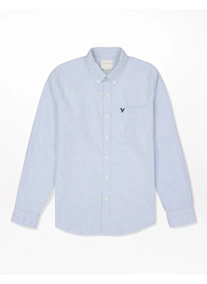 American Eagle Button Down Flex Fit Shirt