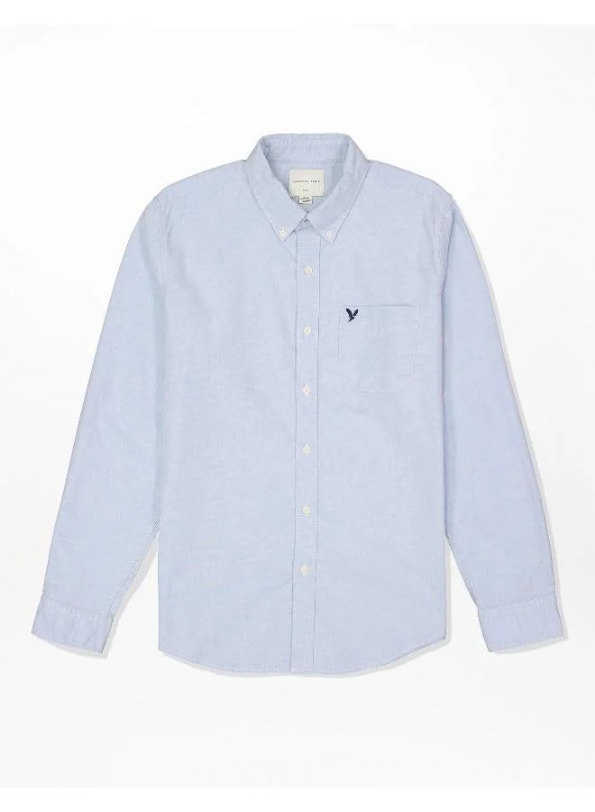 American Eagle Button Down Flex Fit Shirt