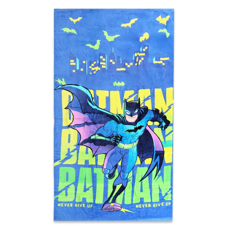 وارنر بروس. منشفة شاطئ باتمان للأطفال من وارنر براذرز ٧٠١٤٠ سم