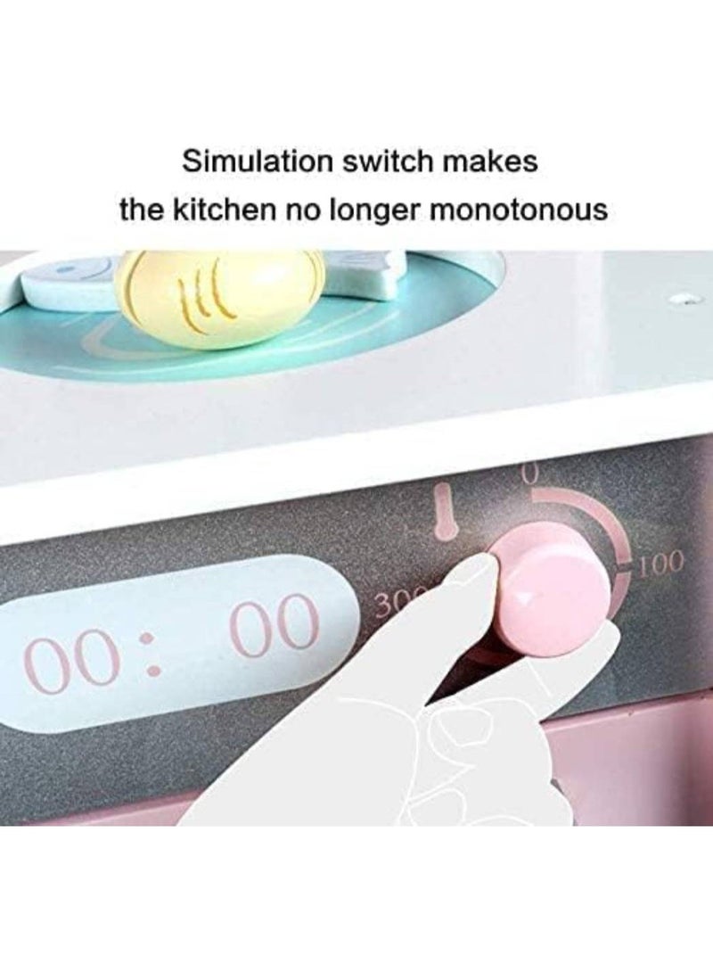 Wooden children's kitchen with utensils and sounds - Image 4