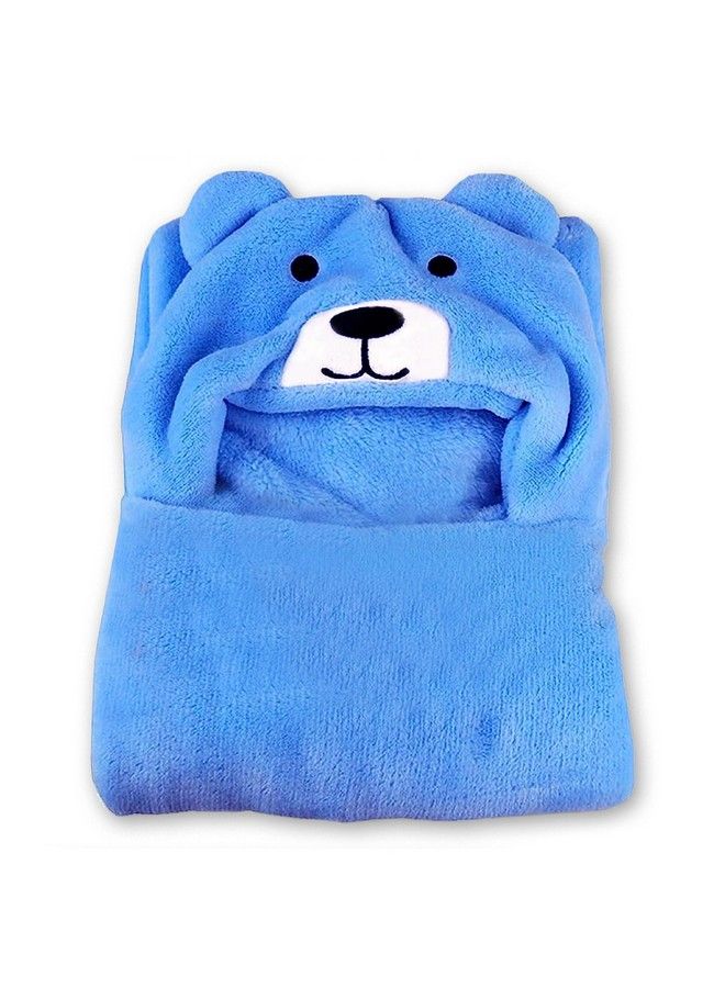 OYO BABY Baby Blankets New Born Combo Pack Of Super Soft Baby Wrapper Baby Sleeping Bag For Baby Boys Baby Girls Babies (Blue Bear) - Image 1