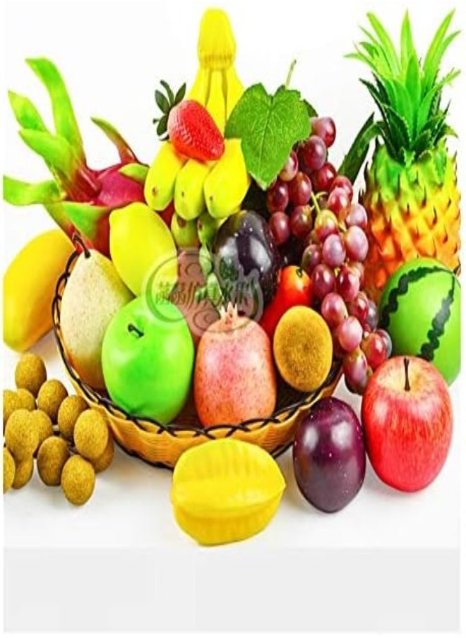 AKDC Sly Artificial Fake Fruit Home Decoration Simulation Ornament Craft Food Photography Props Home Decor Apple Pear Mango Banana Lemon (Color : Yellow Lemon)  - Image 5