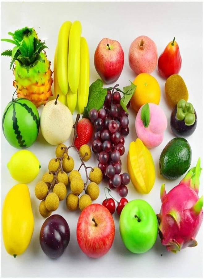 AKDC Sly Artificial Fake Fruit Home Decoration Simulation Ornament Craft Food Photography Props Home Decor Apple Pear Mango Banana Lemon (Color : Yellow Lemon)  - Image 4