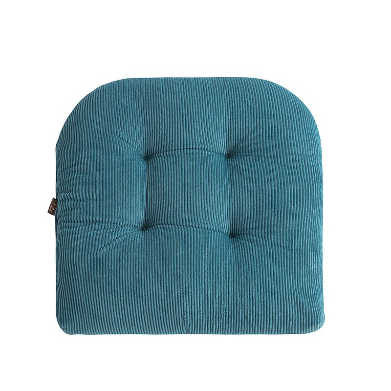 Makimoo Outdoor Patio Cushion, Rocking Chair Cushion, Tufted Pads, Set of Upper and Lower with Ties Pack of 2 (2 Sets) - Back 20"Ã—17", Seat 17"Ã—17" (Blue) - Image 4