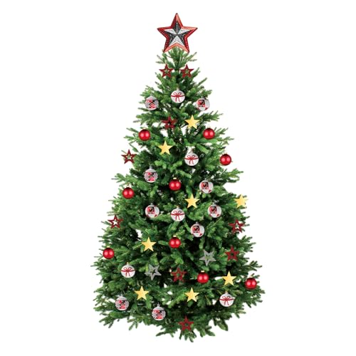 Kasubeso Large 66 x 33 inch Large Christmas Tree Wall Decals Removable DIY Pine Tree Xmas Wall Decor Merry Christmas Wall Stickers for Bedroom Office Living Room Window Clings Party Decoration - Image 3