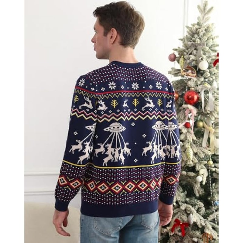 Loquat Ugly  Sweater for Men Women Couples Funny  Sweaters Fun Holiday Pullovers Novelty Xmas Pullover Gift - Image 3
