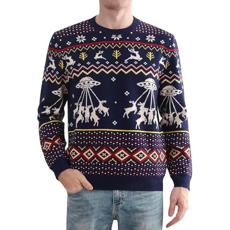 Loquat Ugly  Sweater for Men Women Couples Funny  Sweaters Fun Holiday Pullovers Novelty Xmas Pullover Gift - Image 1