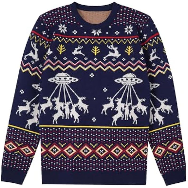 Loquat Ugly  Sweater for Men Women Couples Funny  Sweaters Fun Holiday Pullovers Novelty Xmas Pullover Gift - Image 2