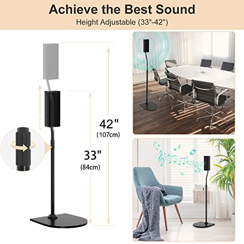 Maozhren Height Adjustable UFS-20 Stand for Bose Speaker Stands, with Slideconnect Bracket, for Surround 700, OmniJewel Lifestyle 650, CineMate GS Series II, for Bose 700 Speaker Stands - Image 5