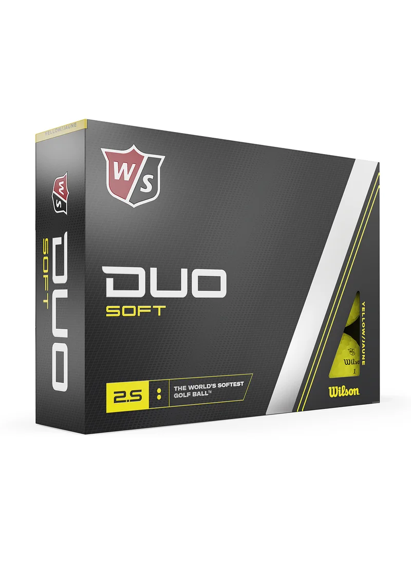 Wilson Staff Duo Soft Holf Balls, Yellow
