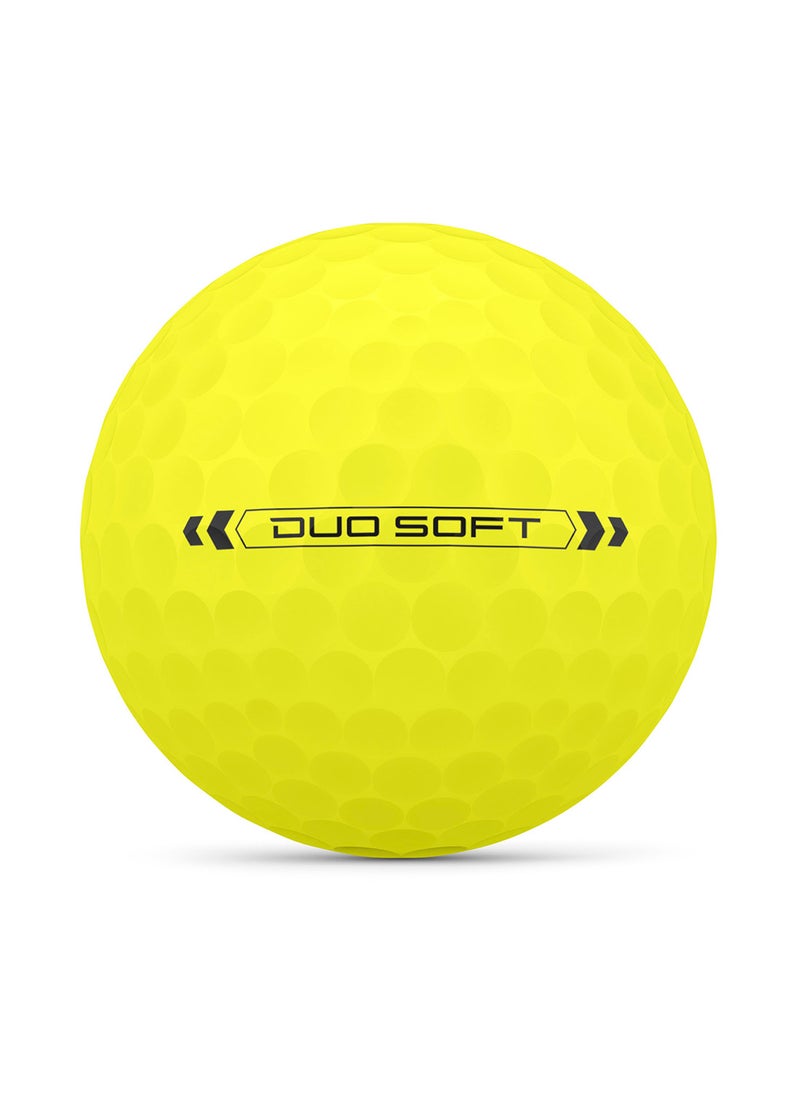 Wilson Staff Duo Soft Holf Balls, Yellow  - Image 3