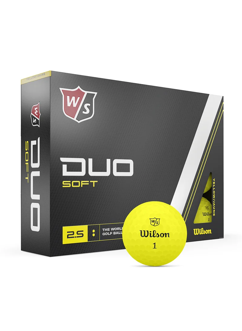 Wilson Staff Duo Soft Holf Balls, Yellow
