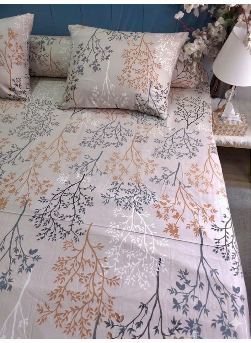 Large bed sheet 4 pieces size 240*270 - Image 1