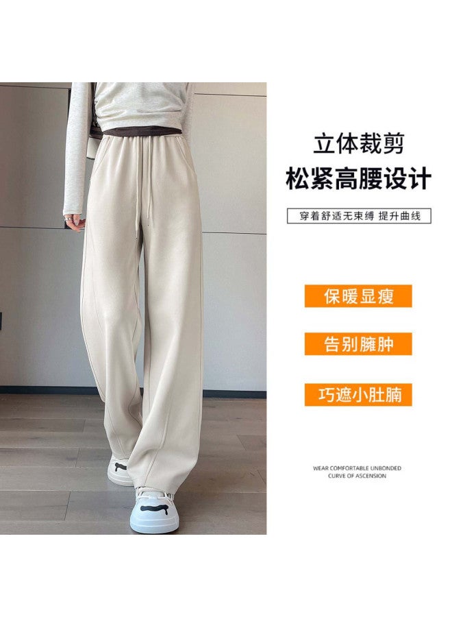 Hstyle Slim-fit Banana Wide-leg Pants For Women - 2025 Spring/fall Collection, Optional Extended Length, Loose Comfortable Athletic Tapered Pants, Slimming & Versatile Casual Trousers - Image 5