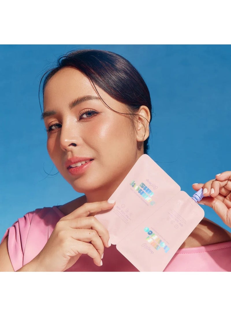 dear face [Two pieces] sun bounce, DAILY DEFENSE SUNSCREEN, SPF 50+ PA+++ With Dewfence Technology Broad Spectrum UVA+UVB Protection NON-COMEDOGENIC | HYPOALLERGENIC - Image 3