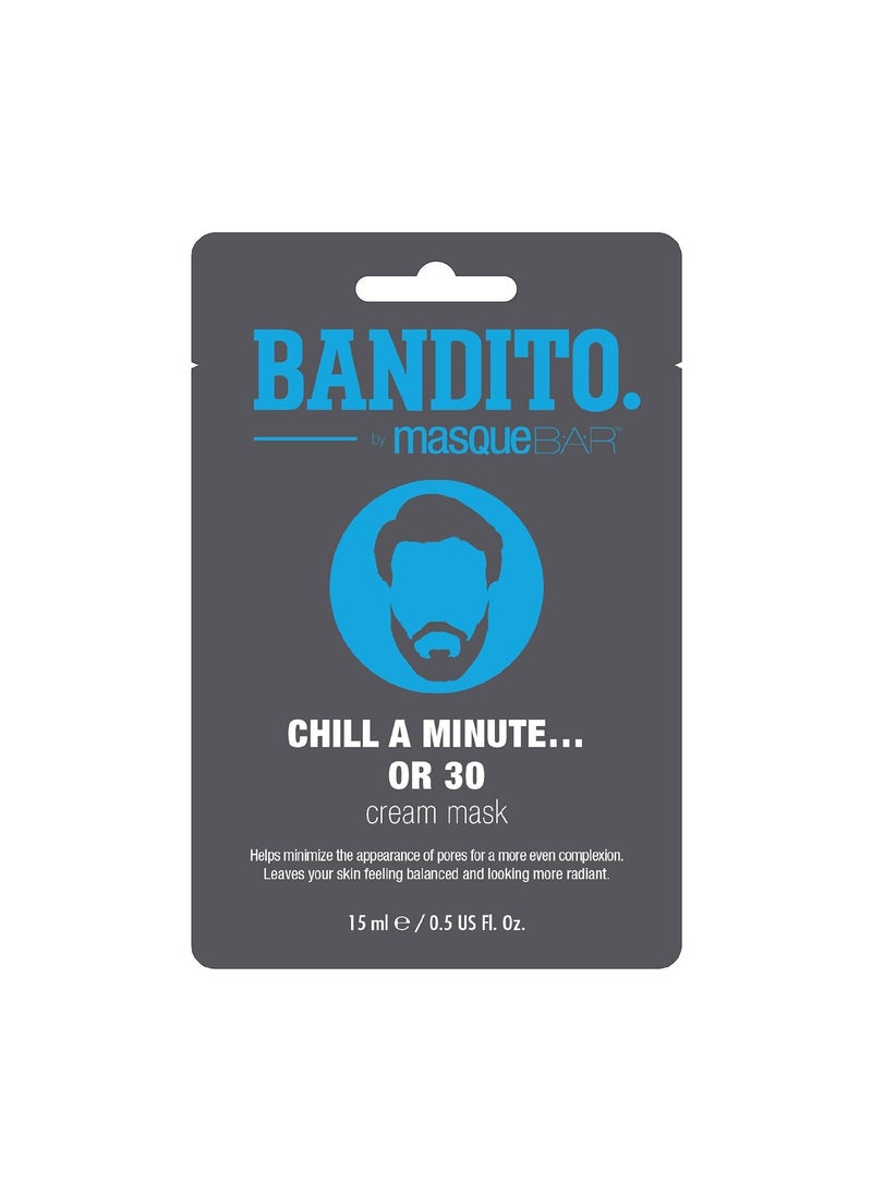 masque Bar - masque BAR Bandito Cream Facial Sheet Mask 6 Pack  Korean Skin Care Treatment Minimizes the Appearance of Pores Leaves Skin Feeling Balanced  Radian  Tightens Firms Sooths Revitalizes Skin - Image 1