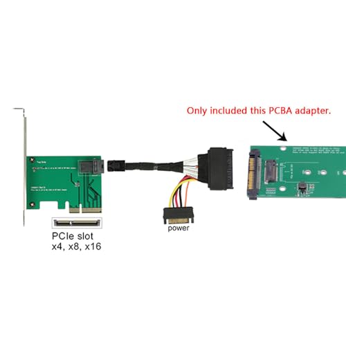 JSER SFF-8639 NVME U.2 to NGFF M.2 M-Key PCIe SSD Adapter for Mainboard Replace SSD 750 p3600 p3700 - Image 4