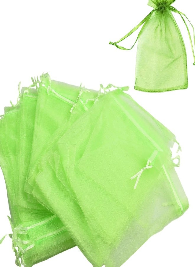 LUOTIVON 30 Pcs 4''×6'' Drawstring Fruit Netting Bags, Reusable Garden Netting Bags, Fruit Cover Mesh Bag for Fruit Trees Vegetable Floral - Image 1