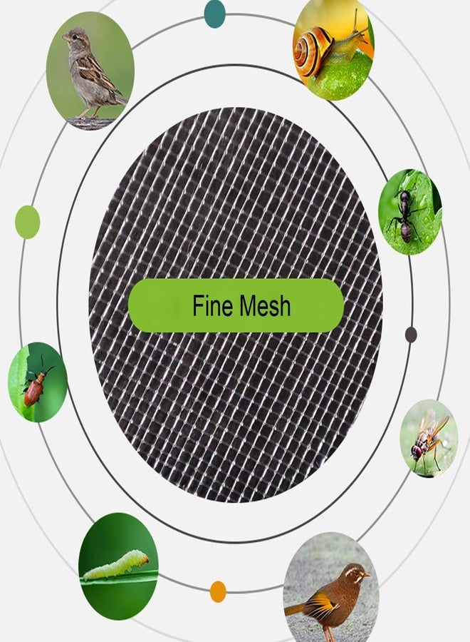 LUOTIVON 30 Pcs 4''×6'' Drawstring Fruit Netting Bags, Reusable Garden Netting Bags, Fruit Cover Mesh Bag for Fruit Trees Vegetable Floral - Image 5