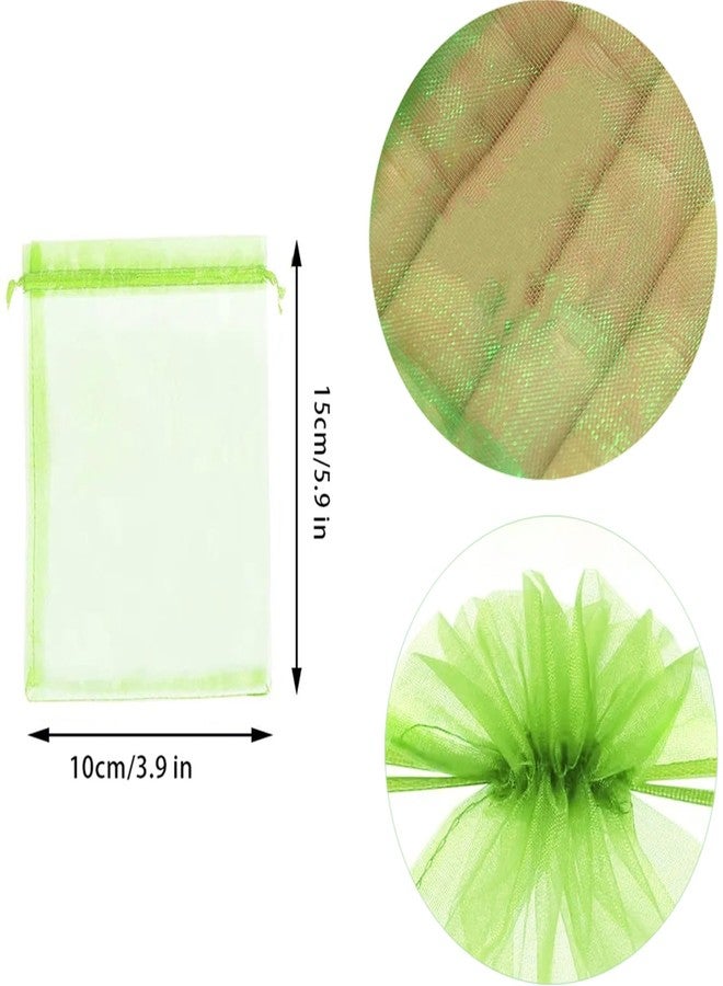 LUOTIVON 30 Pcs 4''×6'' Drawstring Fruit Netting Bags, Reusable Garden Netting Bags, Fruit Cover Mesh Bag for Fruit Trees Vegetable Floral - Image 2
