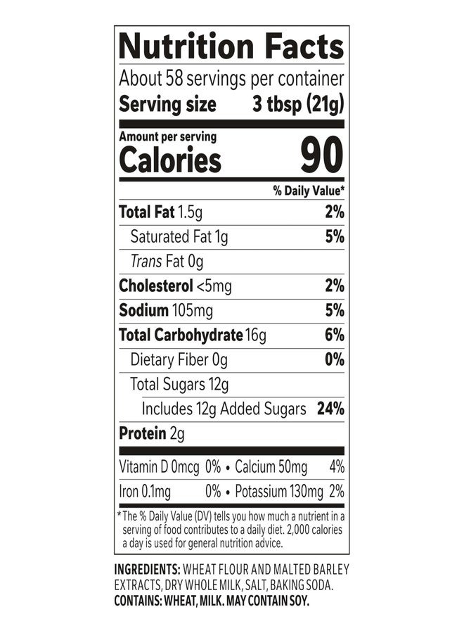 Carnation Malted Milk, Dry Shelf Stable Malted Milk, Great for Baking, Shakes, Sundaes, 2.72 lb Can - Image 5