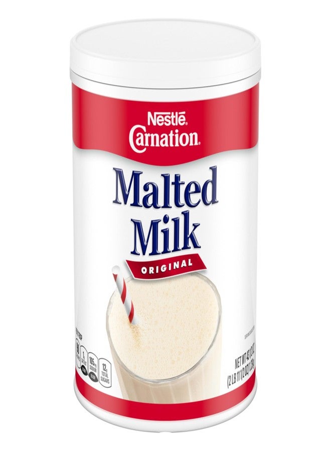 Carnation Malted Milk, Dry Shelf Stable Malted Milk, Great for Baking, Shakes, Sundaes, 2.72 lb Can - Image 1