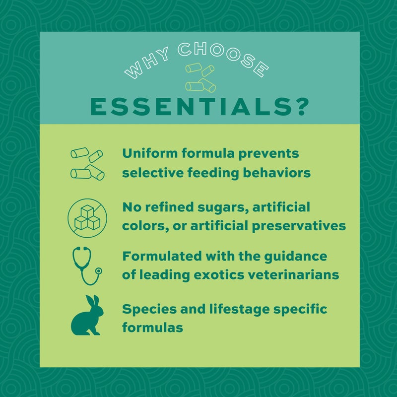 Oxbow Essentials Rabbit Food, Adult Rabbit, Made with Oxbow Timothy Hay, Pet Pellets with Vitamins & Minerals, Small Animal Pet Products, Bunny Supplies, Made in USA, Bunny Food, 5 lb - Image 4