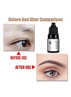 هالونهي مجموعة أدوات Microblading للحواجب ، مجموعة أقلام الحواجب اليدوية مع حامل أكواب حبر الصبغة 10 شفرات إبرة تدرب على الجلد لوشم الحواجب للمكياج الدائم  - Image 3