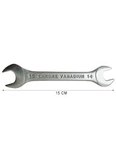 B.K.Jagan and Co B K JAGAN CO Matte Finish Double Open End Spanner 14X15MM  - Image 2