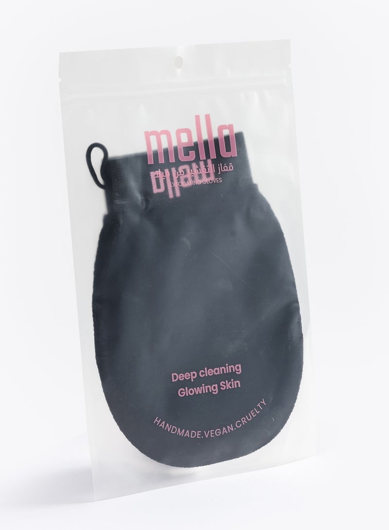 mella Korean Loofah - Great Peel Off Gloves Black  - Image 5