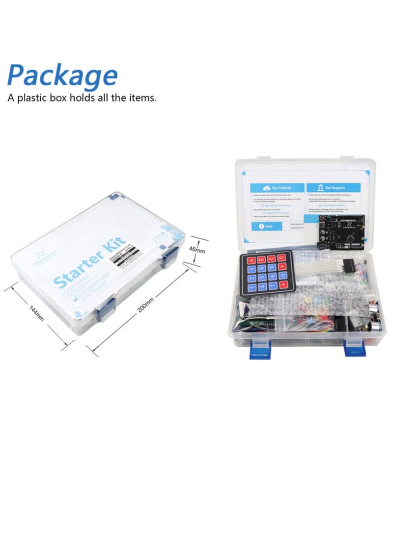 فريينوف فرينوفمجموعة أدوات تتفاعلالإصدار 2.0 مع لوحة V4 (متوافق مع اردوينوبيئة تطوير متكاملة ) ، 267 صفحة تعليمية مفصلة ، 198 عنصرًا ، 49 مشروعًا - Image 1