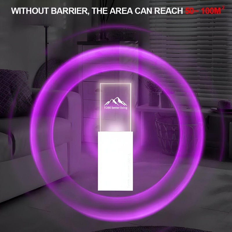 Ultrasonic Pest Control by Reed Wave Emissions for Mosquitoes, Bed Bugs, Rats, Spiders, and More Indoor, LED Light with Random Colors to Add Comfort and Privacy - Image 5