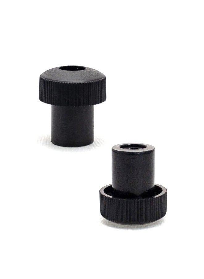 POWERTEC 10 Pack 1/4"-20 Round Knobs, Threaded Clamping Knobs for T Track & Table Saw Accessories, Featherboard, Woodworking Jigs on Miter Saw, Router Table, Drill Press (QNB3004-P2) - Image 2