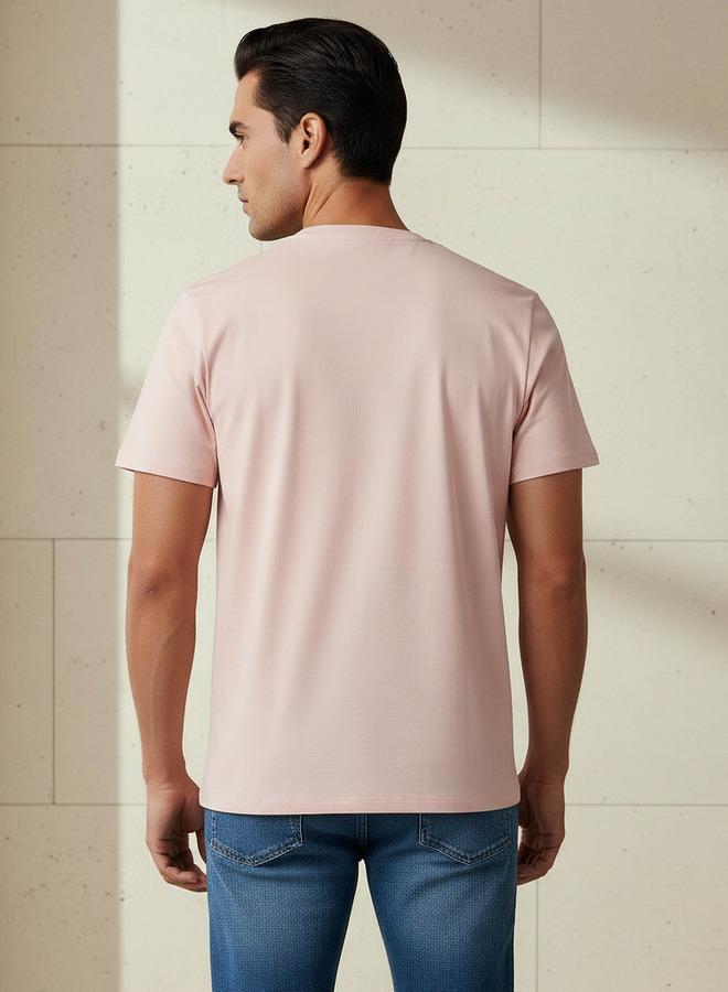 Iconic Men Slim Fit Crew Neck Short Sleeve Printed T shirt - Image 3