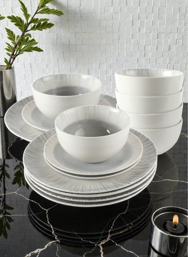 ايست من نون طقم عشاء بتصميم مطبوع من 18 قطعة من كوكولت - Image 2