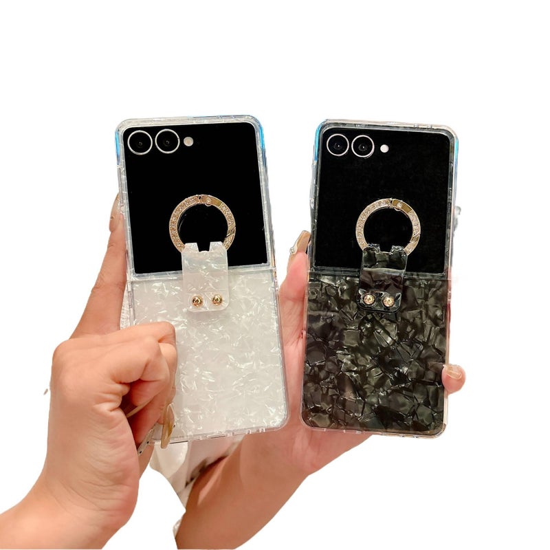Cover Protective , Shell Pattern , , Black , PC , for Samsung Galaxy Z Flip 7 for Personal Use - Image 3