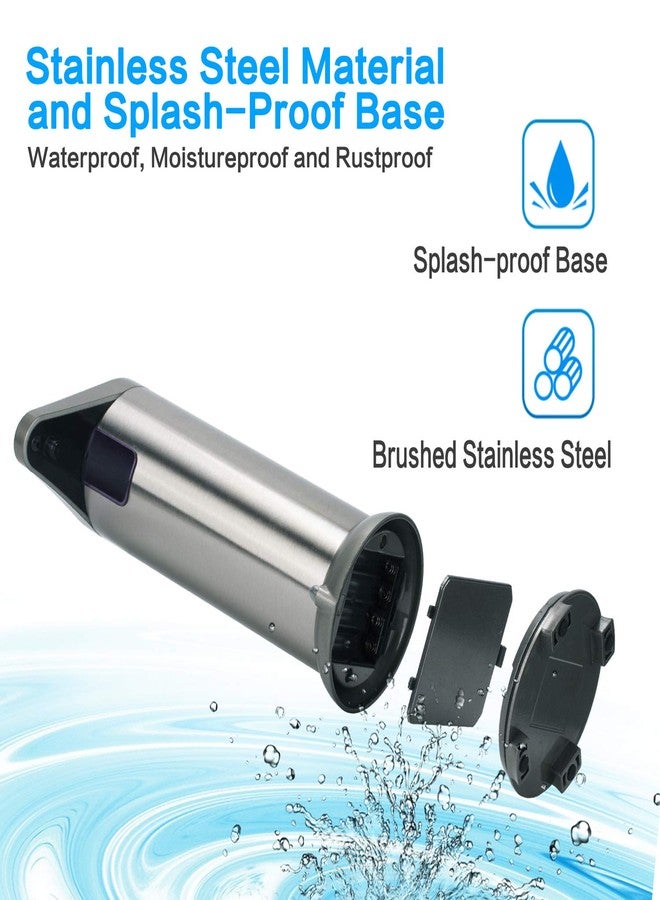 slicillo Infrared Automatic Soap Dispenser, Stainless Steel Touchless Soap Dispenser Automatic Dispenser with Waterproof Base for Bathroom Kitchen Hotel - Image 5