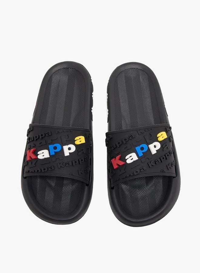Kappa Boys Logo Embossed Slides - Image 1