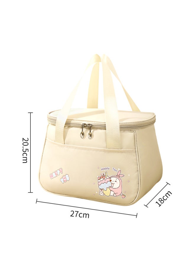 Bei Lian Cute Packing Lunch Box Bag Waterproof Student Lunch Bag Cartoon Picnic Camping Insulation Bag
