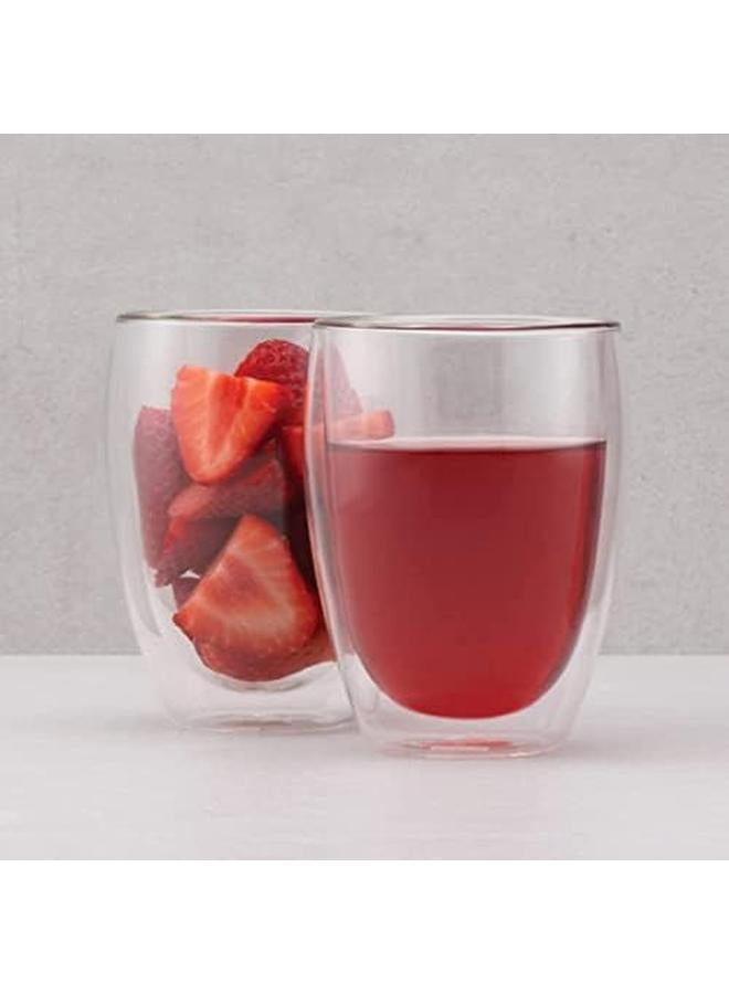 ECVV Coffee Mugs 6 Pack Double Walled Glass Coffee Mugs 350Ml Glass Espresso Mug Cups Clear Glass Coffee Cups Cappuccino Cups Thermo Insulated Coffee Mug - Image 2