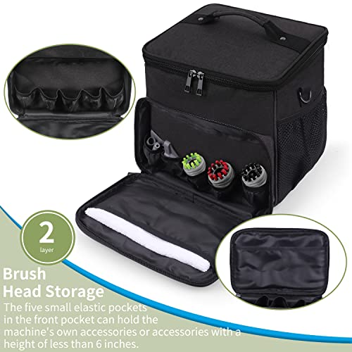 TXIYEAN Storage bag Compatible with Bissell SteamShot Hard Surface Steam Cleaner 39N7V/39N7A,Adjustable Compartments Steam Cleaner Storage Bag,Carrying Case with Pockets for Accessories(Bag Only) - Image 3