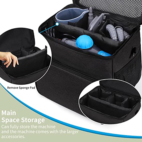 TXIYEAN Storage bag Compatible with Bissell SteamShot Hard Surface Steam Cleaner 39N7V/39N7A,Adjustable Compartments Steam Cleaner Storage Bag,Carrying Case with Pockets for Accessories(Bag Only) - Image 5