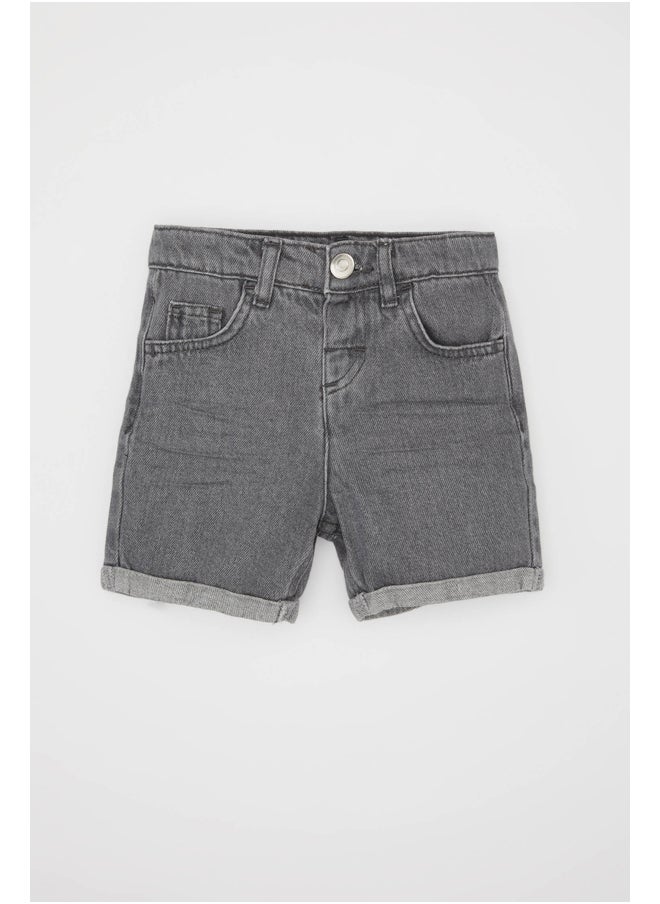 DeFacto Babyboy Regular Fit Denim Shorts  - Image 1