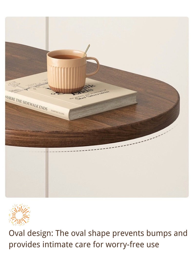 MASINGAA - Sofa Side Table, C Shaped End Table, Coffee Table, Small Table for Living room, bedroom 45*30*60CM - Image 1